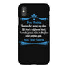 Dear Daddy, Thanks for Being my Dad Baby Boy Letter to Father iPhoneX