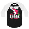 mommy shark doo doo doo family matching 3/4 Sleeve Shirt