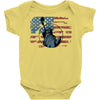 us flag Baby Bodysuit