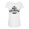the best grandpa Maternity Scoop Neck T-shirt