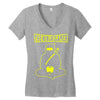 the ninja gamer Women's V-Neck T-Shirt