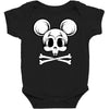 skull mickey 2 Baby Bodysuit
