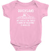 quicksand not exactly the threat i grew up believing it would be Baby Onesie