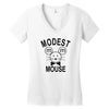 modest mouse rock band black hooded sweatshirt Women's V-Neck T-Shirt