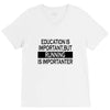 running is importanter V-Neck Tee