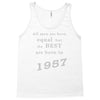 best men are born in 1957   60th birthday Tank Top