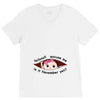 November Peeking Out Baby Girl V-Neck Tee