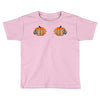 pumpkin skull hand Toddler T-shirt