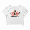 piggybacks and chicken fights Crop Top