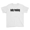 baby peeking Youth Tee