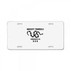 Guccify Yourself White Black License Plate