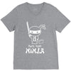 part time ninja V-Neck Tee