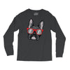 frenchie hipster Long Sleeve Shirts