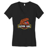 Clever Girl Women's V-Neck T-Shirt