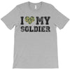 i love my soldier regular camouflage T-Shirt