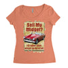 sell midget ideal birthday gift or present Women's Triblend Scoop T-shirt