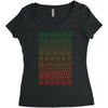 ugly christmas Women's Triblend Scoop T-shirt