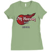 midgar bar Ladies Fitted T-Shirt
