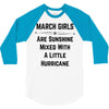 March Girls 3/4 Sleeve Shirt