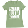 straight outta yorkshire Ladies Fitted T-Shirt