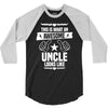 Awesome Uncle Looks Like 3/4 Sleeve Shirt