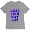 real men eat ass V-Neck Tee
