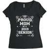 proud mom 2018 senior Women's Triblend Scoop T-shirt