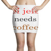 el jefe needs coffee Mini Skirts