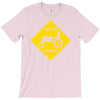 tractor crossing farmer's road warning sign T-Shirt