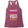 Class of 2017 Proud Auntie Graduation Racerback Tank