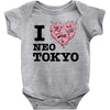 i love neo tokyo Baby Bodysuit
