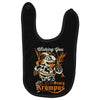 scary krampus Baby Bibs