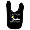 caution men at work Baby Bibs