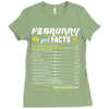 February Girl Facts Pisces Ladies Fitted T-Shirt