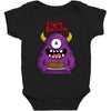 happy birthday monster Baby Bodysuit