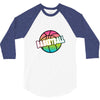 neon basketball 3/4 Sleeve Shirt