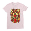 deer and monster Ladies Fitted T-Shirt