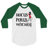 hokus pokus witches 3/4 Sleeve Shirt