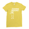 wanna bone Ladies Fitted T-Shirt