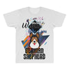 who loves german shepherd All Over Men's T-shirt