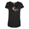 indiana mouse Maternity Scoop Neck T-shirt