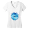 Angel (a235) Women's V-Neck T-Shirt