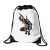 deathstroke marron Drawstring Bags