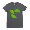 ginkgo leaves Ladies Fitted T-Shirt
