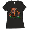 rocket around the Ladies Fitted T-Shirt