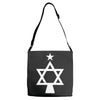 chrismukkah tree christmas Adjustable Strap Totes