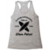 wave patrol Racerback Tank