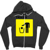 trash Zipper Hoodie