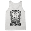 Never Underestimate Dog Rescuer Who Was Born September Tank Top