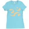 om zeichen indien buddhisten meditation religion yoga Ladies Fitted T-Shirt